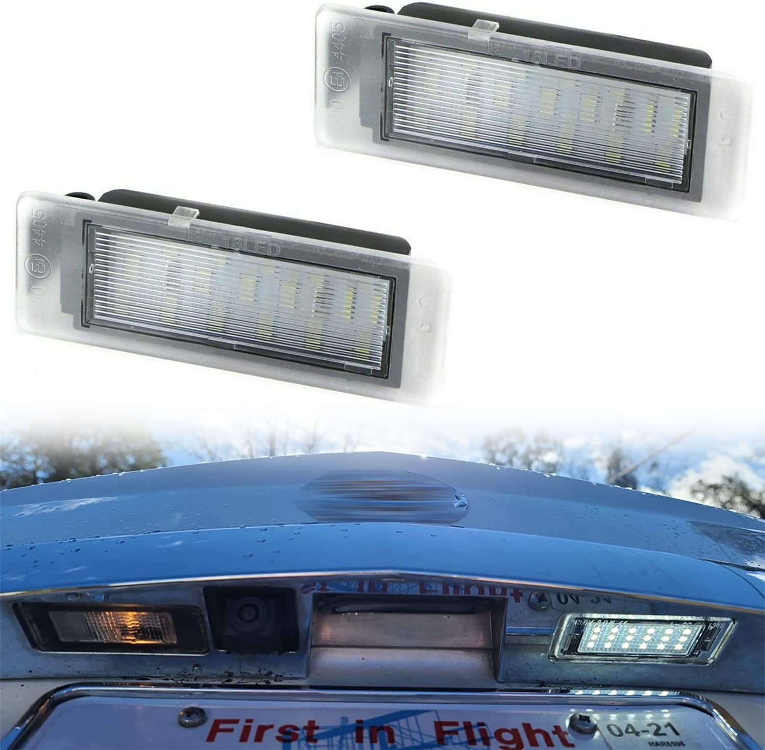 For Vauxhall Mokka Insignia Sports Tourer VXR8 LED Licence Number Plate Lights