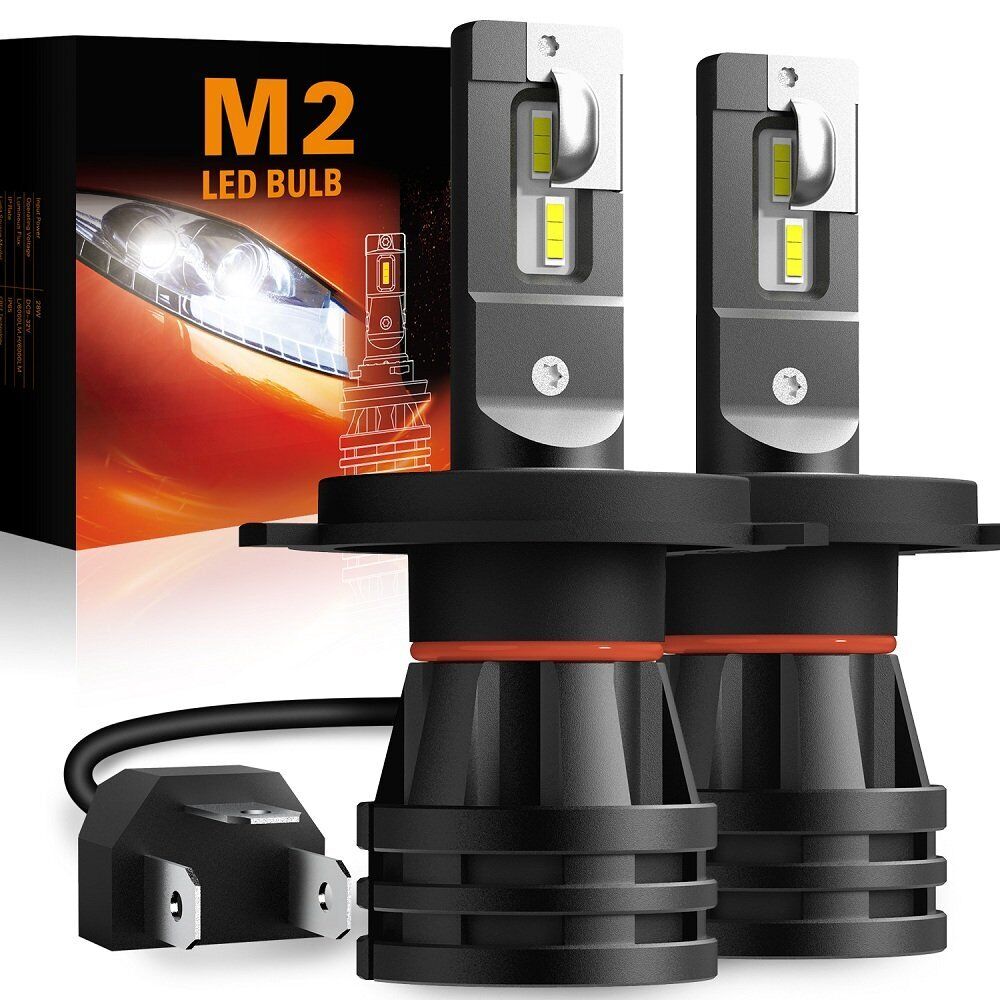 2/4/6 AUXITO H4 9003 HB2 LED Headlight Bulb Conversion Kit Hi-Low Beam White M2
