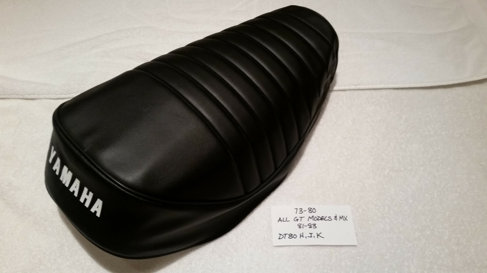 reproduction gt80 seat foam and cover (fits yamaha) reproduction gt80 seat foam and cover (fits yamaha)
