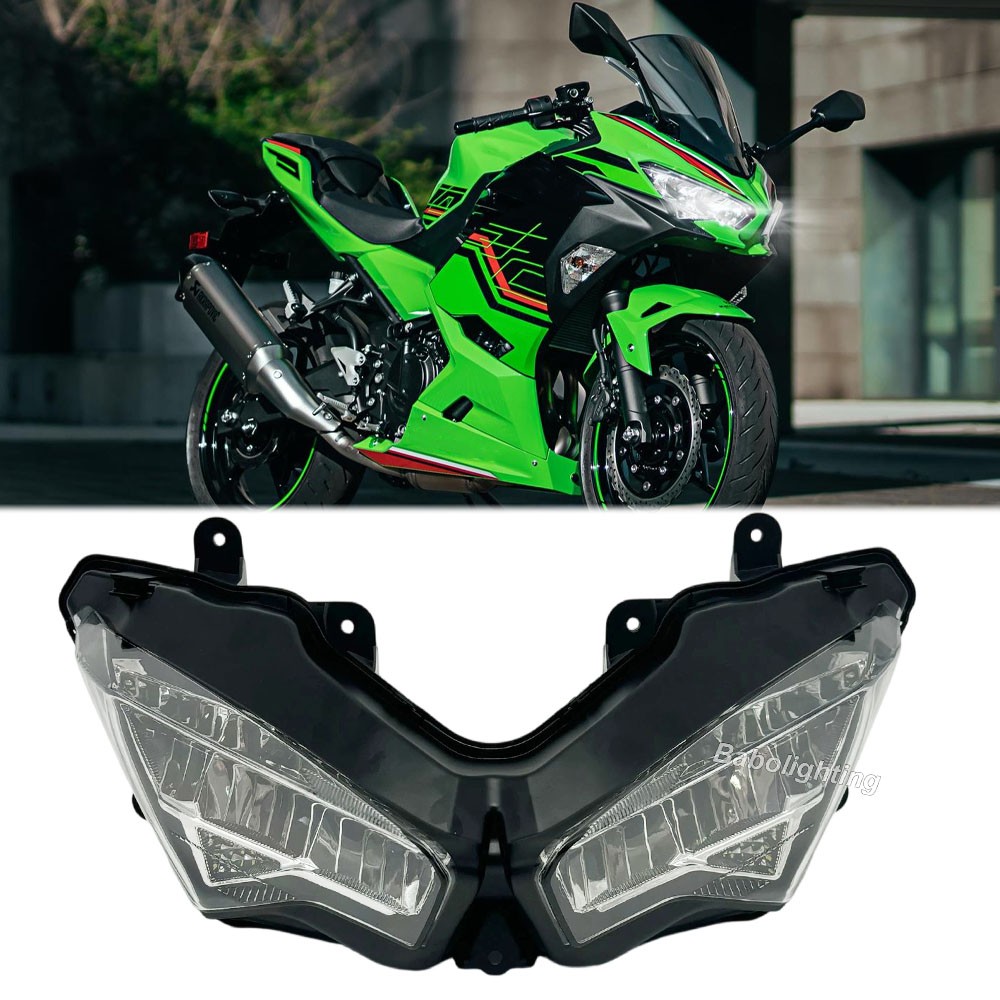 LED Headlight Assembly For Kawasaki Ninja 400 2018-2024 650 ZX-25R SE 2020-2025