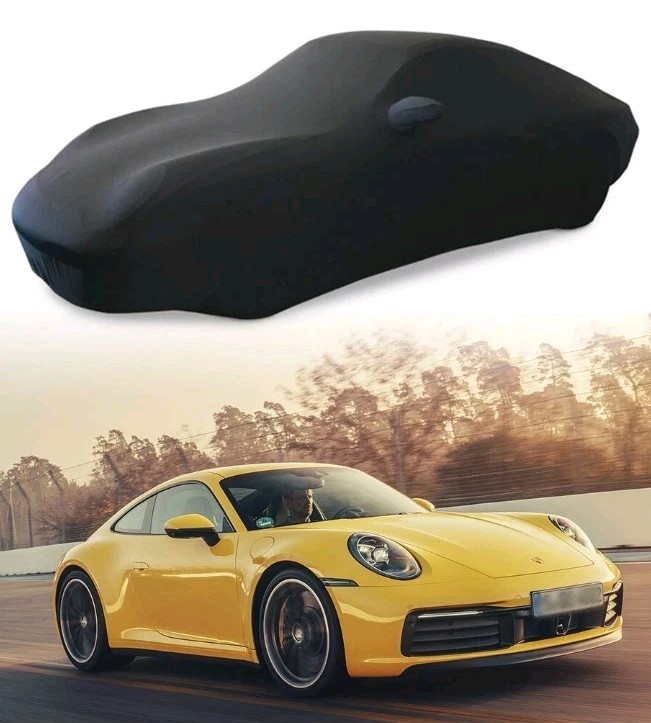 Indoor Car Dust Cover Stretch Custom Black For Porsche 911 Indoor Car Dust Cover Stretch Custom Black For Porsche 911