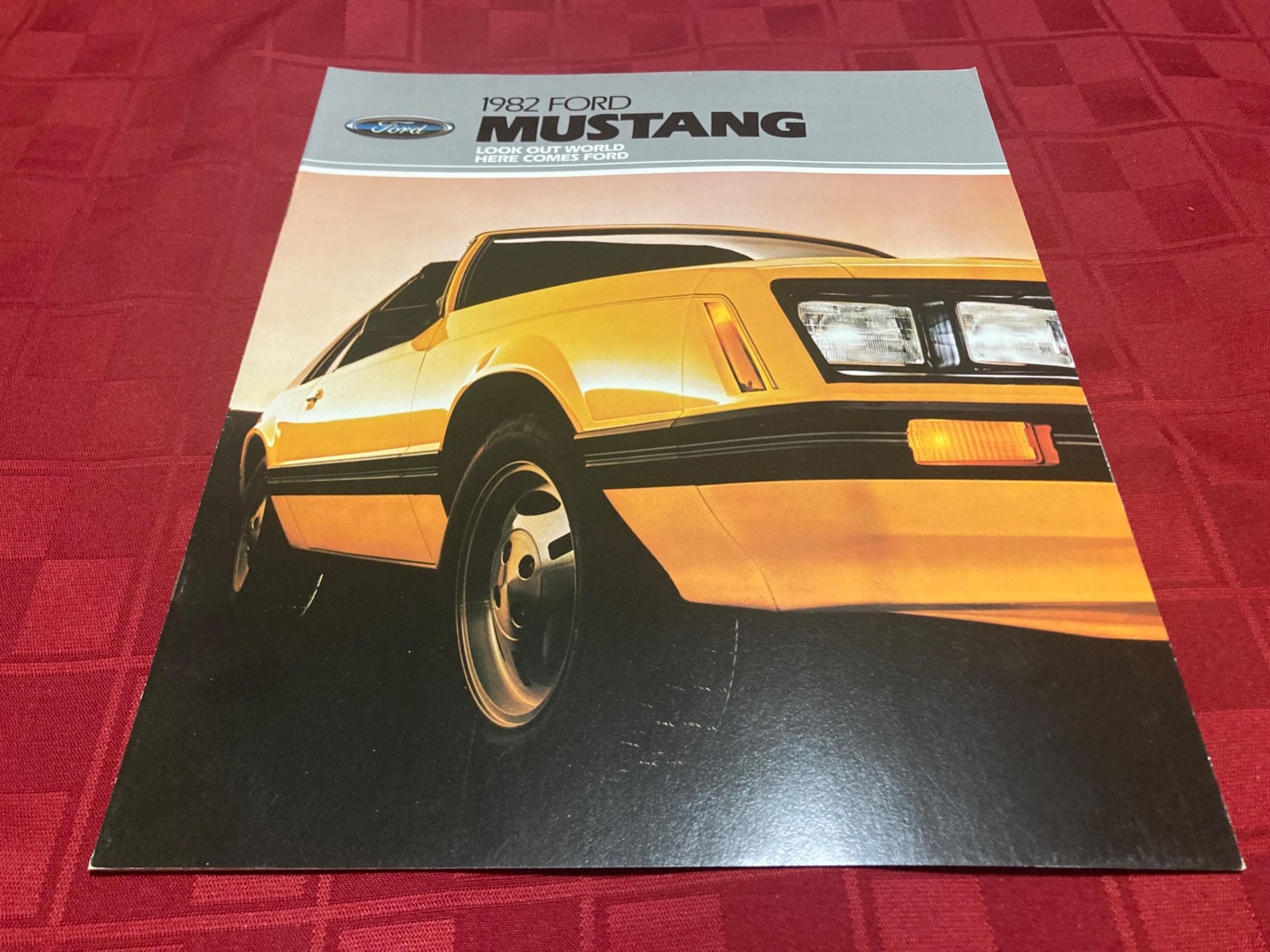 1982 Ford Mustang Sales Brochure including GLX GT - NEW  from dealer inventory