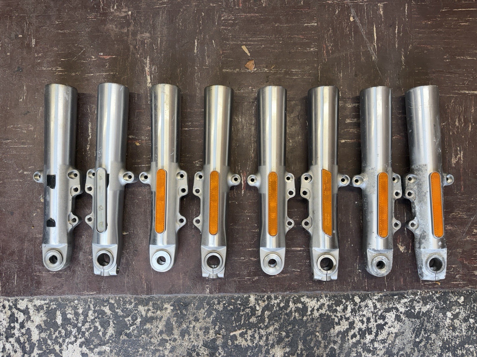 Harley Davidson OEM 4 Sets of 2014-2024 Trike Tri-Glide 49MM Lower Sliders
