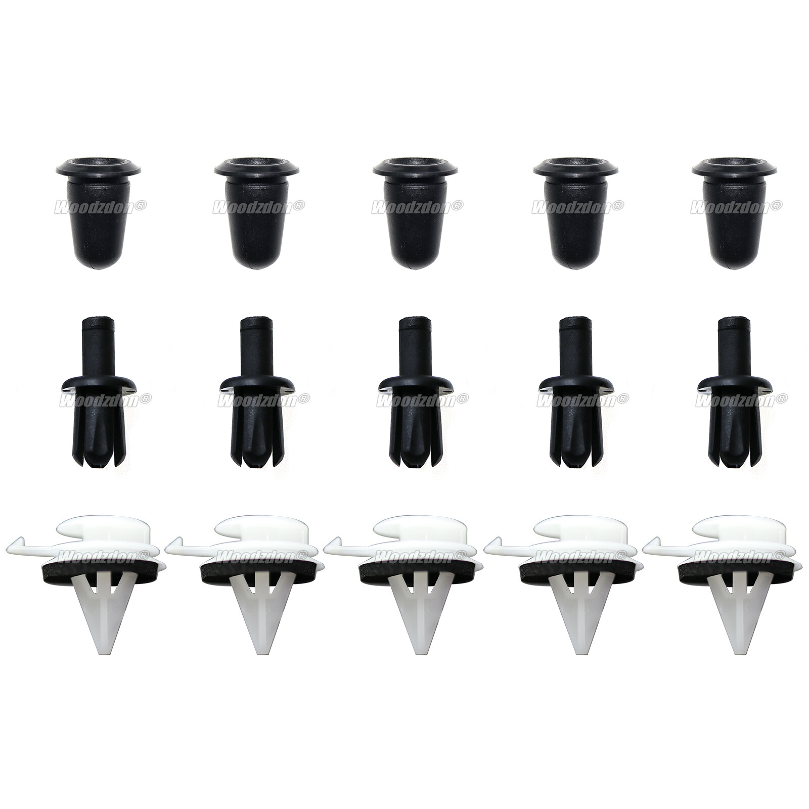 15 Pcs For Range Rover L322 Windshield A Pillar Push Rivet Retainer Clip Grommet
