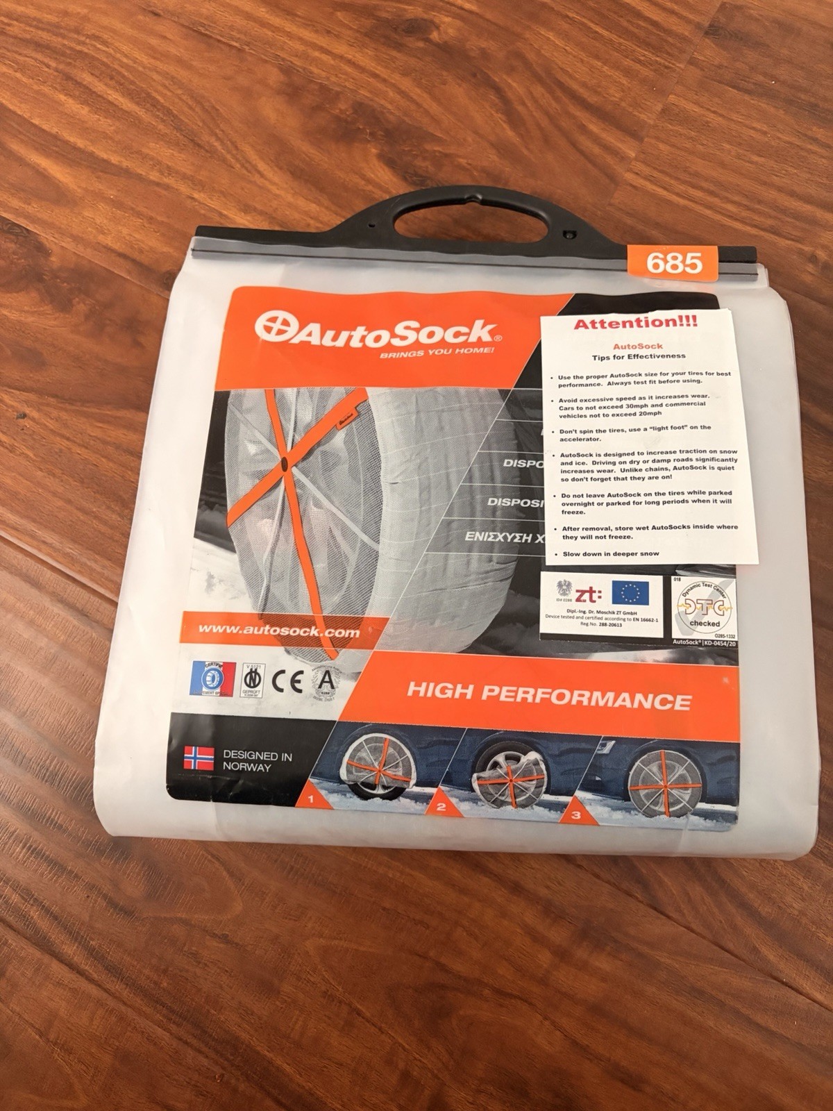 New Autosock 685 Wheel Cover for Ice And Snow Tire Covers