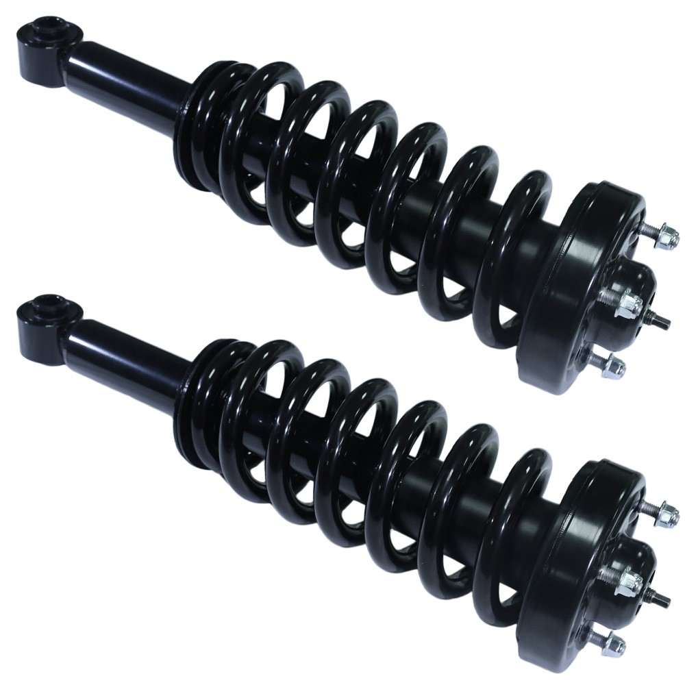 For Ford F-150 Struts Coil Springs Front 2009-2013 4WD Complete Pair Assembly