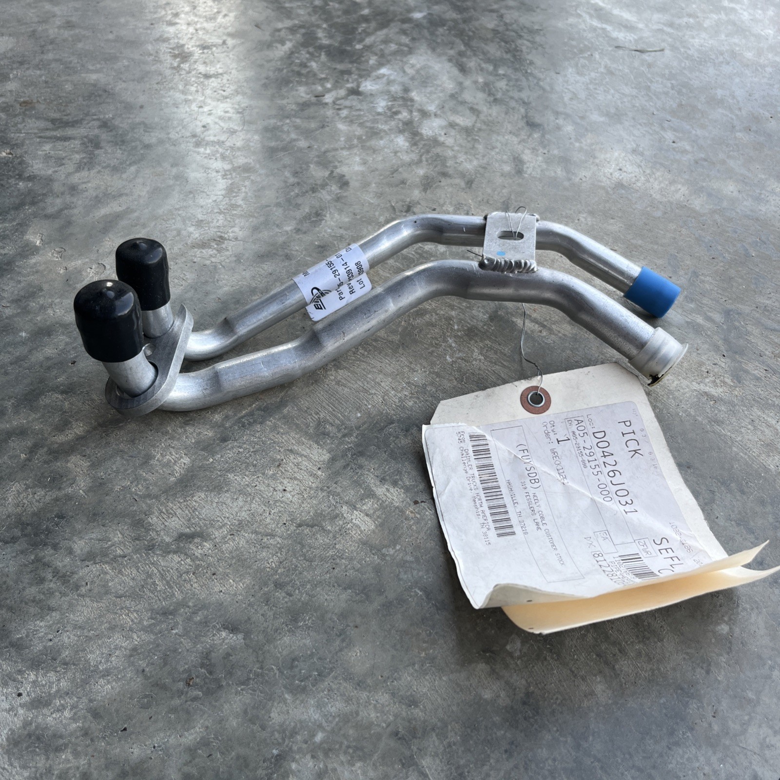 NOS Freightliner Burgaflex A05-29155-000 Heater Main Pipe Genuine