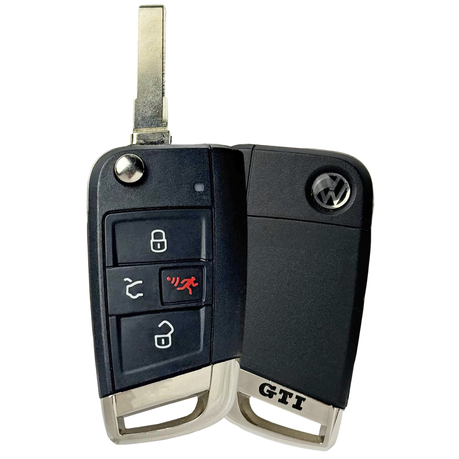 Mint Oem 18-20 VW Volkswagen GTI LOGO Flip Key Fob Remote Uncut 5G6.959.752.BG