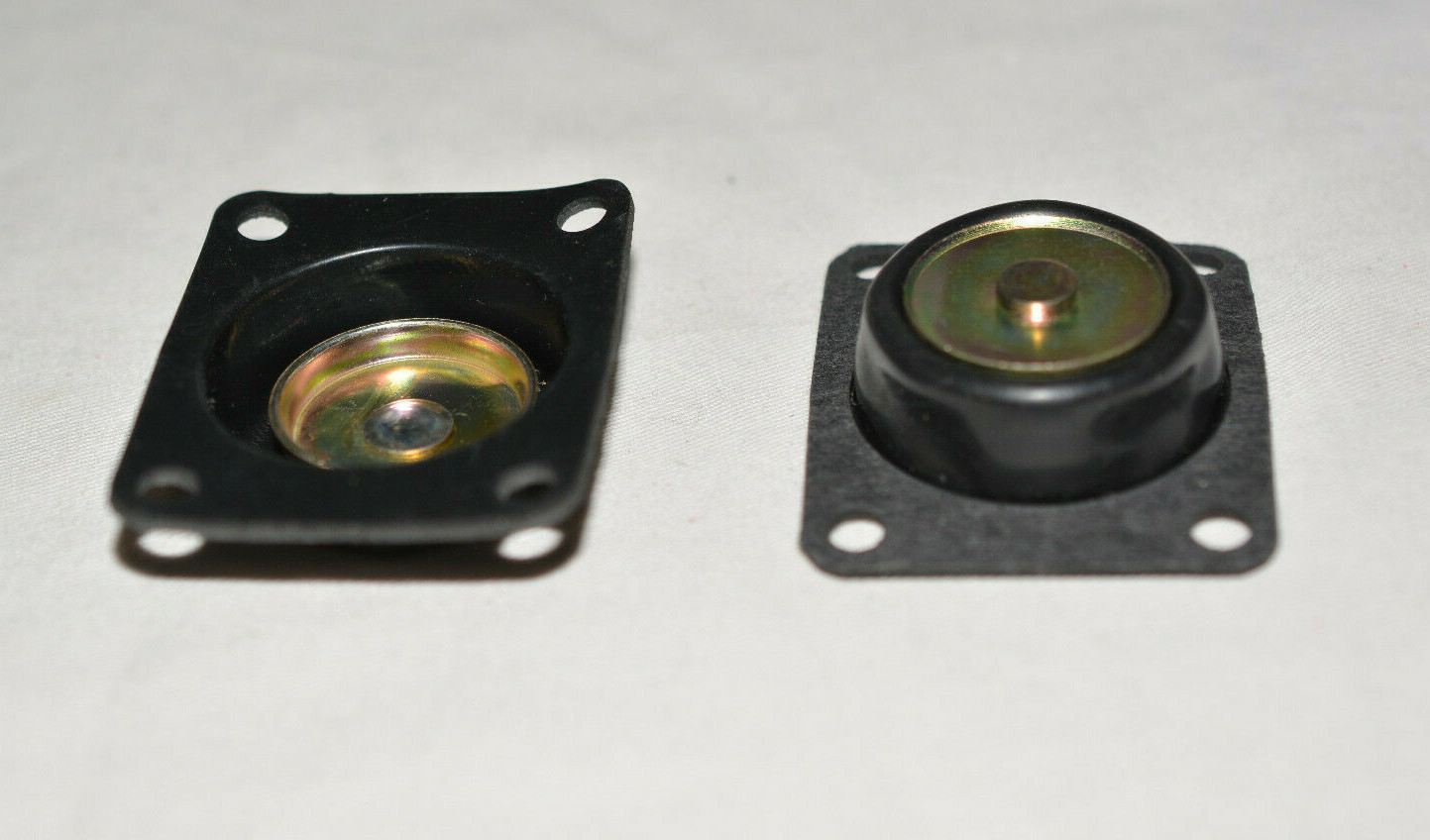 (Pair) 50cc Accelerator Pump Diaphragm Rubber Gasoline Race Fits: Holley Carb (Pair) 50cc Accelerator Pump Diaphragm Rubber Gasoline Race Fits: Holley Carb