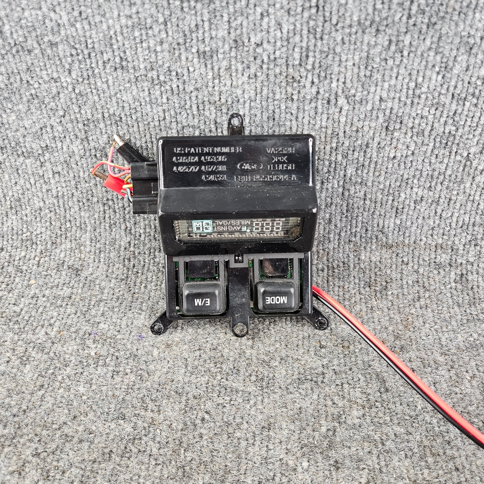 99-04 FORD F250 F350 SD OVERHEAD CONSOLE COMPASS TRIP COMPUTER DISPLAY