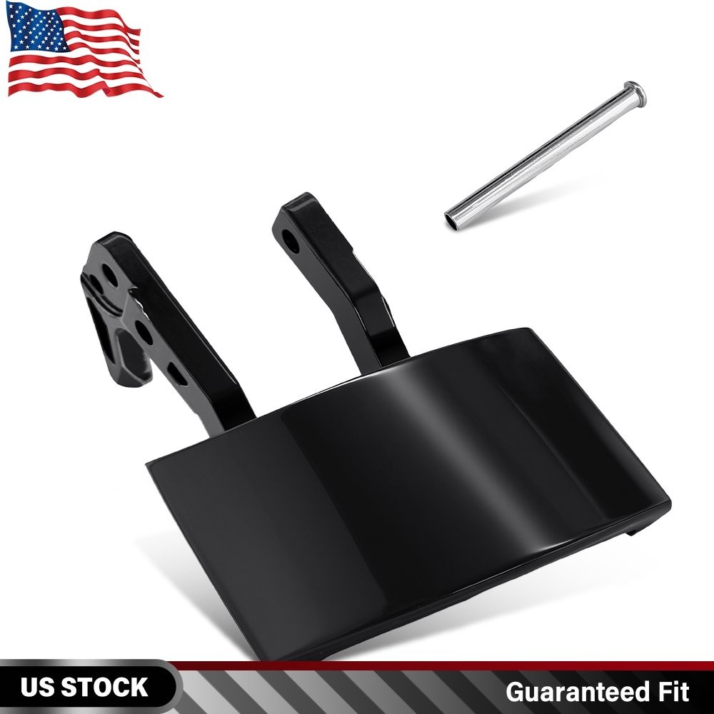 Metal Left Driver Side Exterior Door Handle Black For Honda CRZ CR-Z 2011-2015