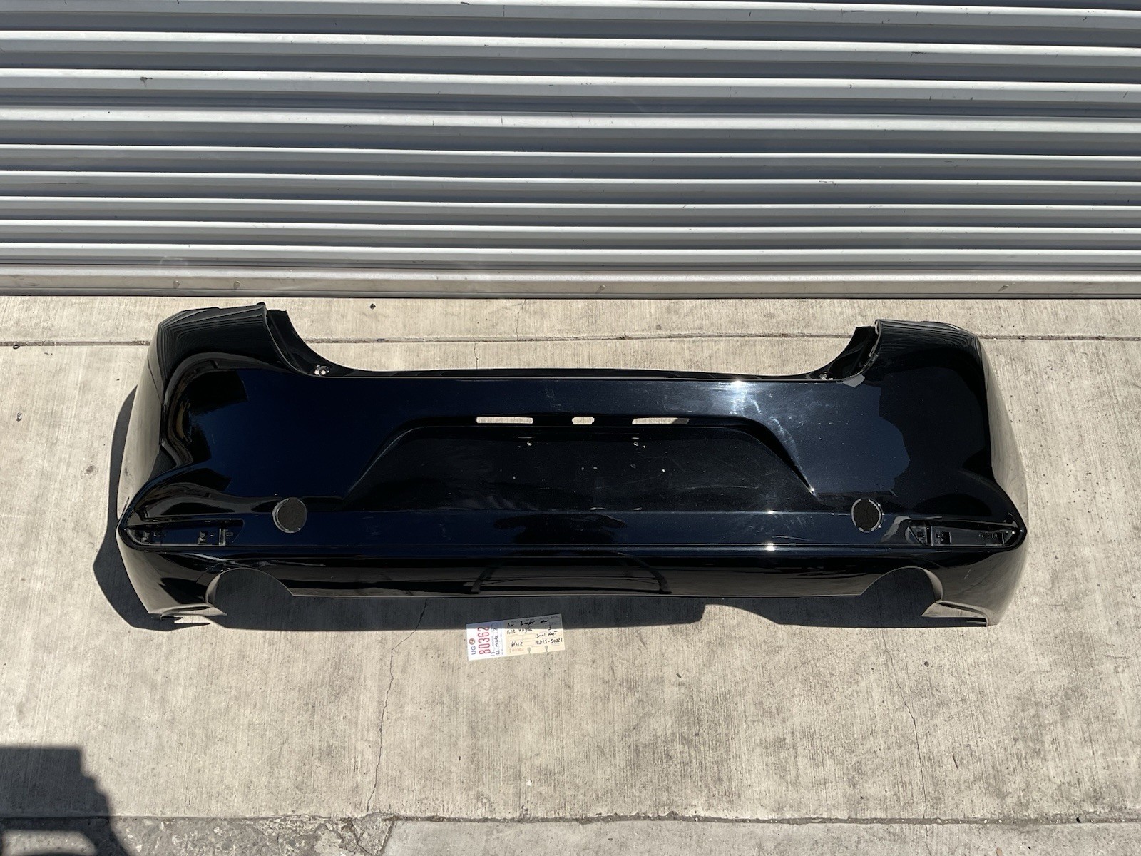 2019 2022 MAZDA 3 SEDAN REAR BUMPER COVER OEM