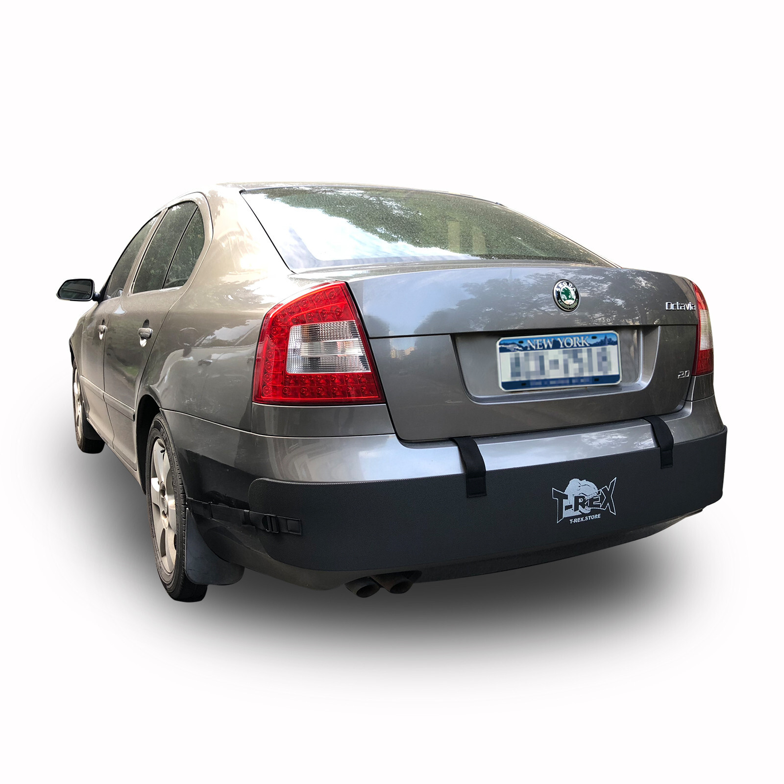 Rear Bumper Guard Protector for City Parking 75 inch all Around Protection #3