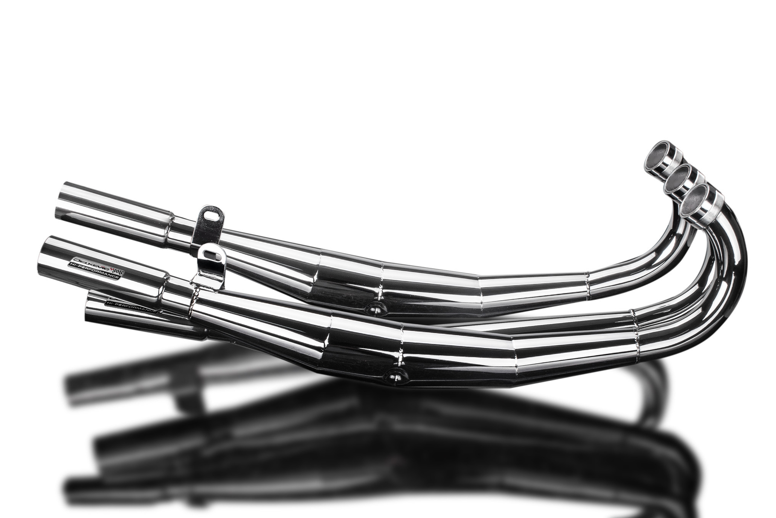 Suzuki GT750 Expansion Chambers Delkevic Chrome Full 3-3 Performance Pipes 72-73
