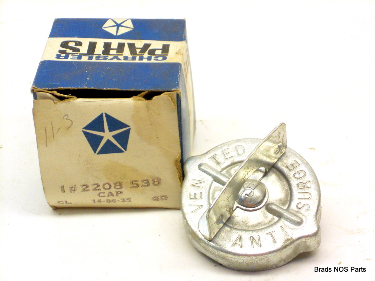 NOS MoPar 1964-1967 Plymouth Fury Chrysler Dodge Polara Coronet GAS CAP  2208538