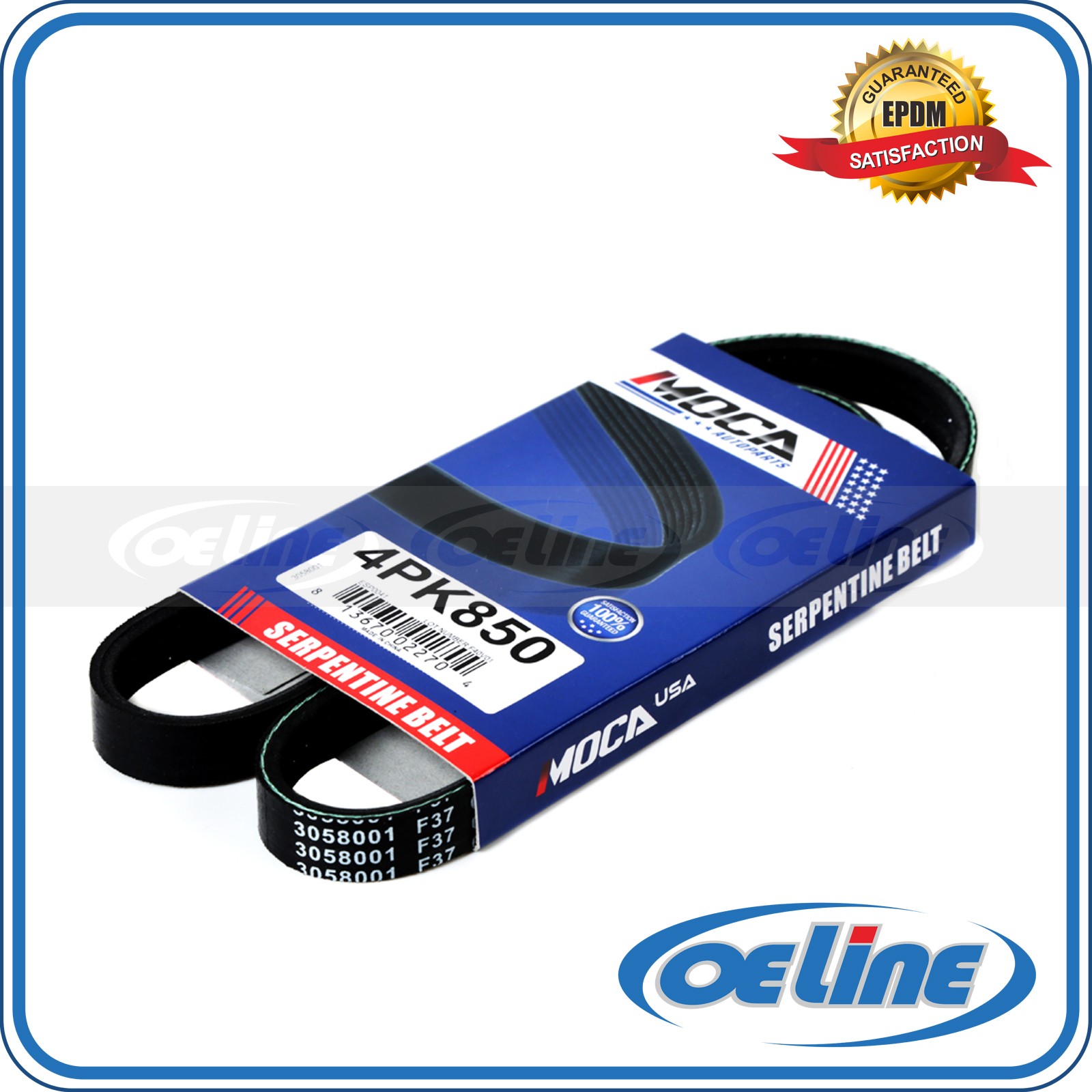 4PK850 EPDM Serpentine Belt for Audi Dodge Kia Sportage Hyundai Tucson Nissan