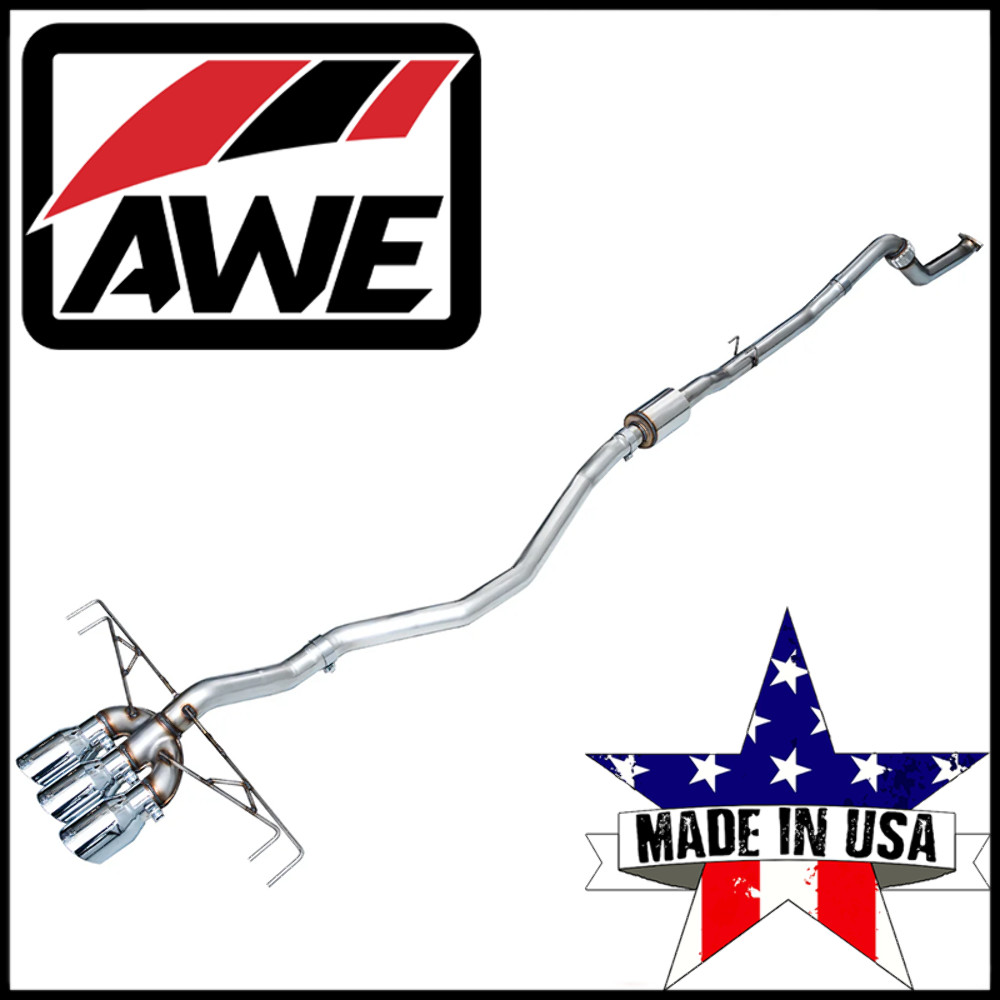 AWE Tuning Track Cat-Back Exhaust System fits 2023-2025 Honda Civic Type R 2.0L