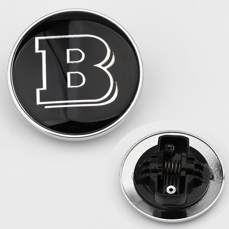 57mm  BRABUS  MERCEDES BENZ Hood Emblems - 