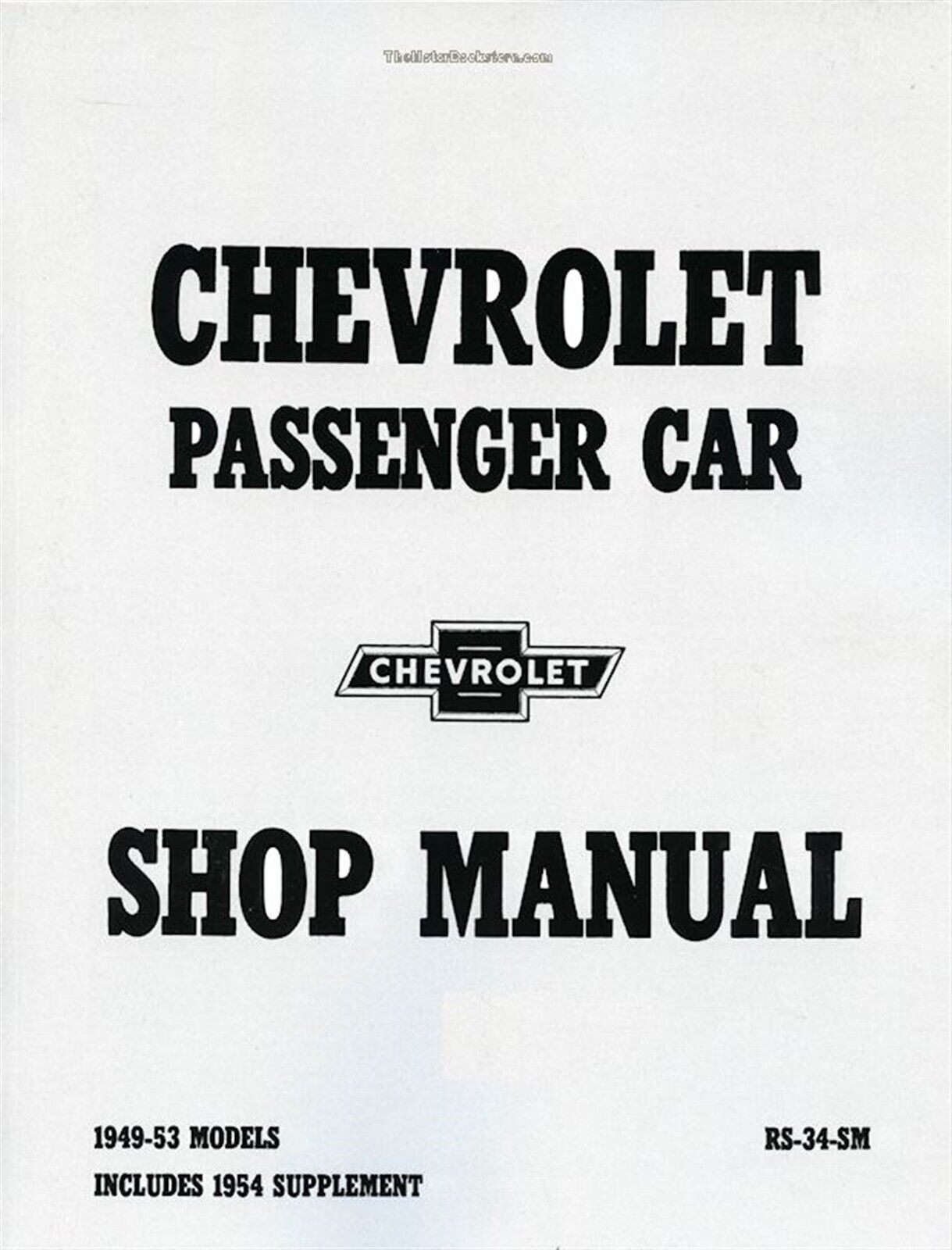 1949-1954 Chevrolet Passenger Car Shop Manual