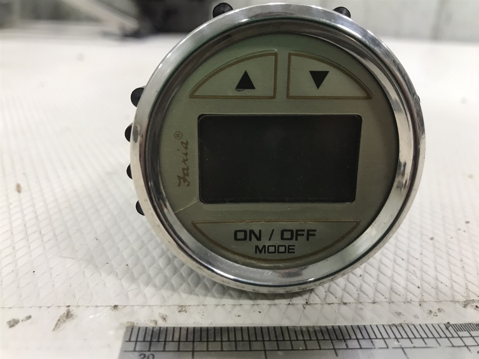 97 Crownline 266 Boat Faria digital depth gauge meter sounder transducer