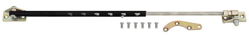 Lokar Adjustable 6 Position Black Self Locking Hood Prop
