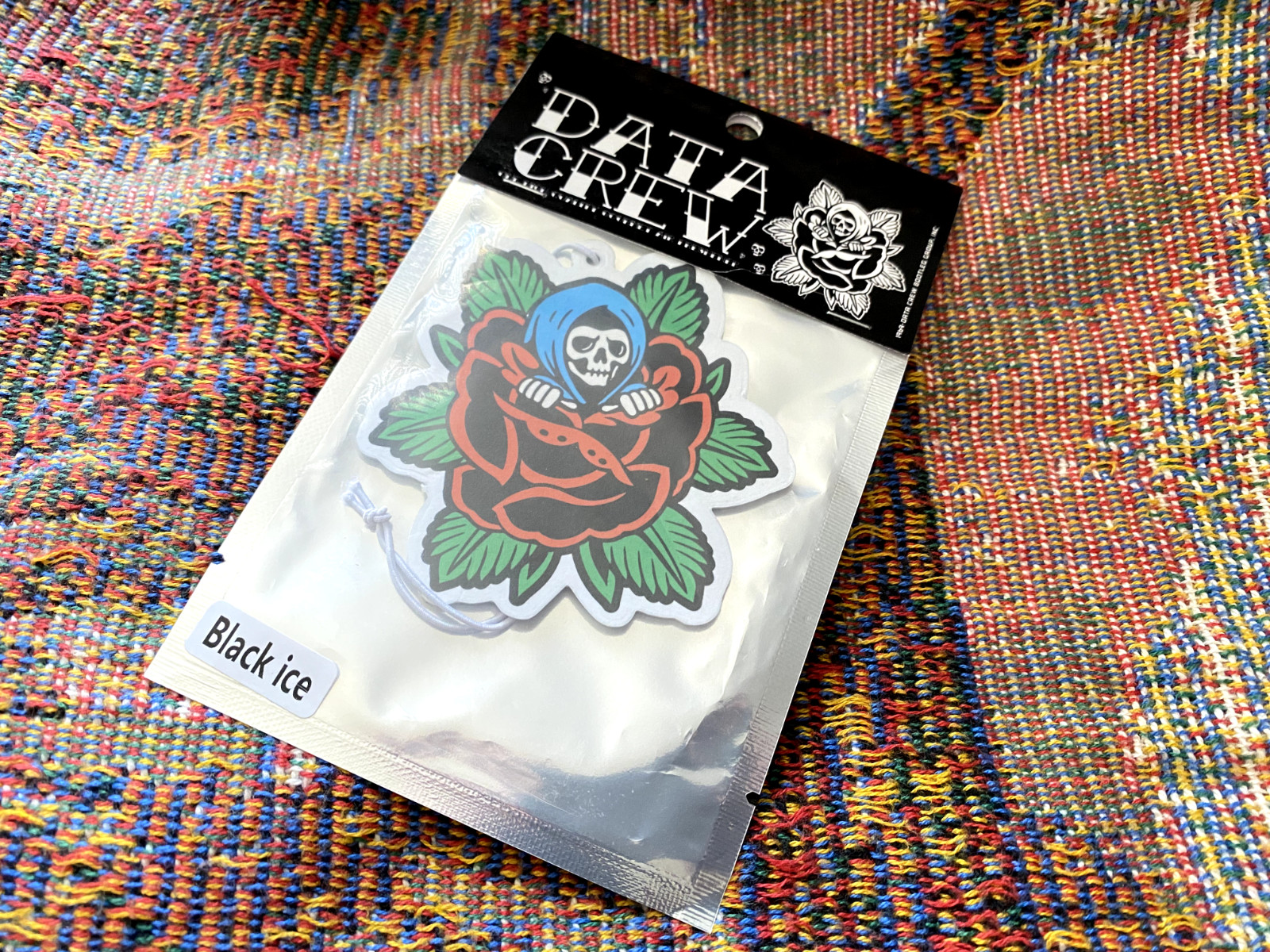 Data Crew - Air Freshener - Sun Rose Reaper - Black Ice - Rare - Sold Out
