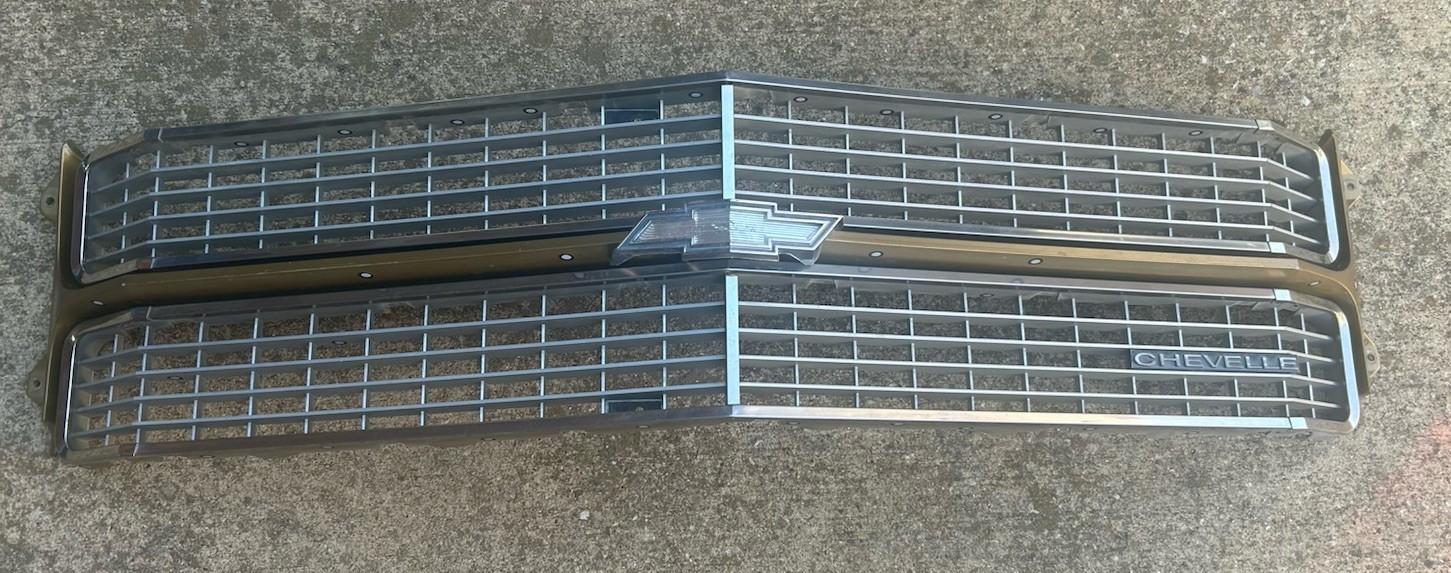1971 Chevy Chevelle Front Grille chrome OEM original part