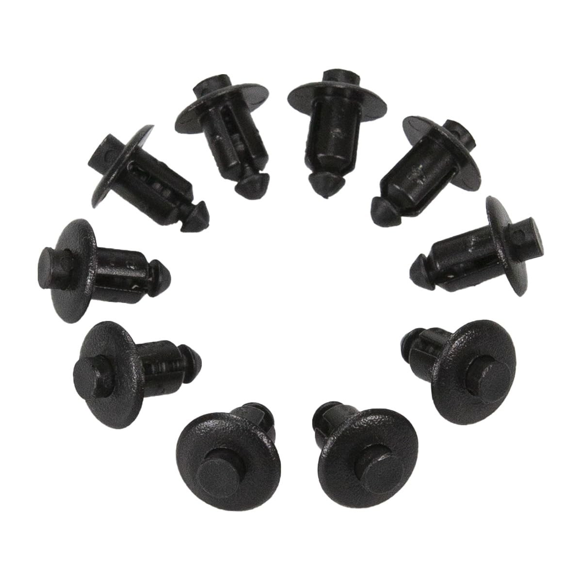 10pcs Tailgate Molding Rivet Clips N807673-S F150 F250