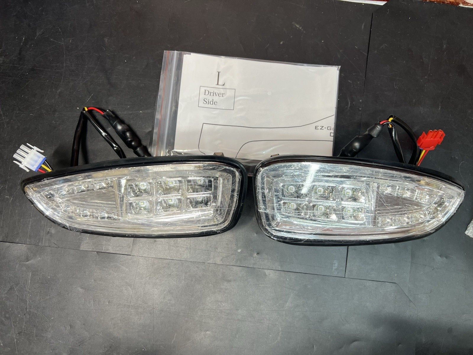Orle Oko LED Head Light Kit For EZGO RXV 2008-UP Gas or Electric Golf Cart Mode