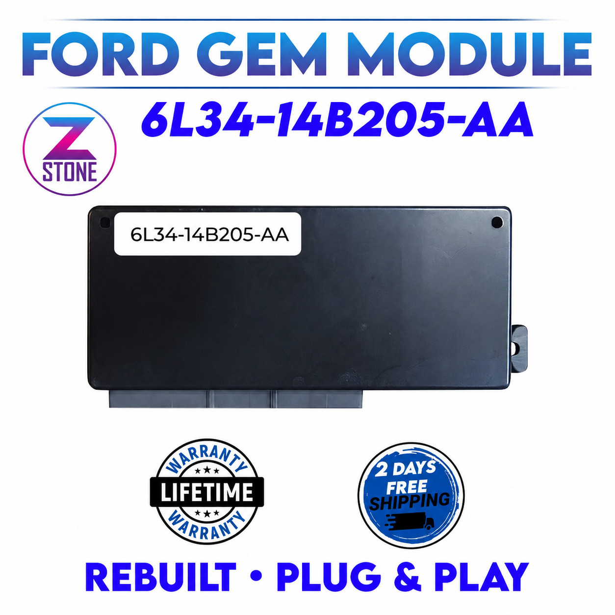 Rebuilt Body Control Module GEM Ford F-150 1999-2002 6L34-14B205-AA