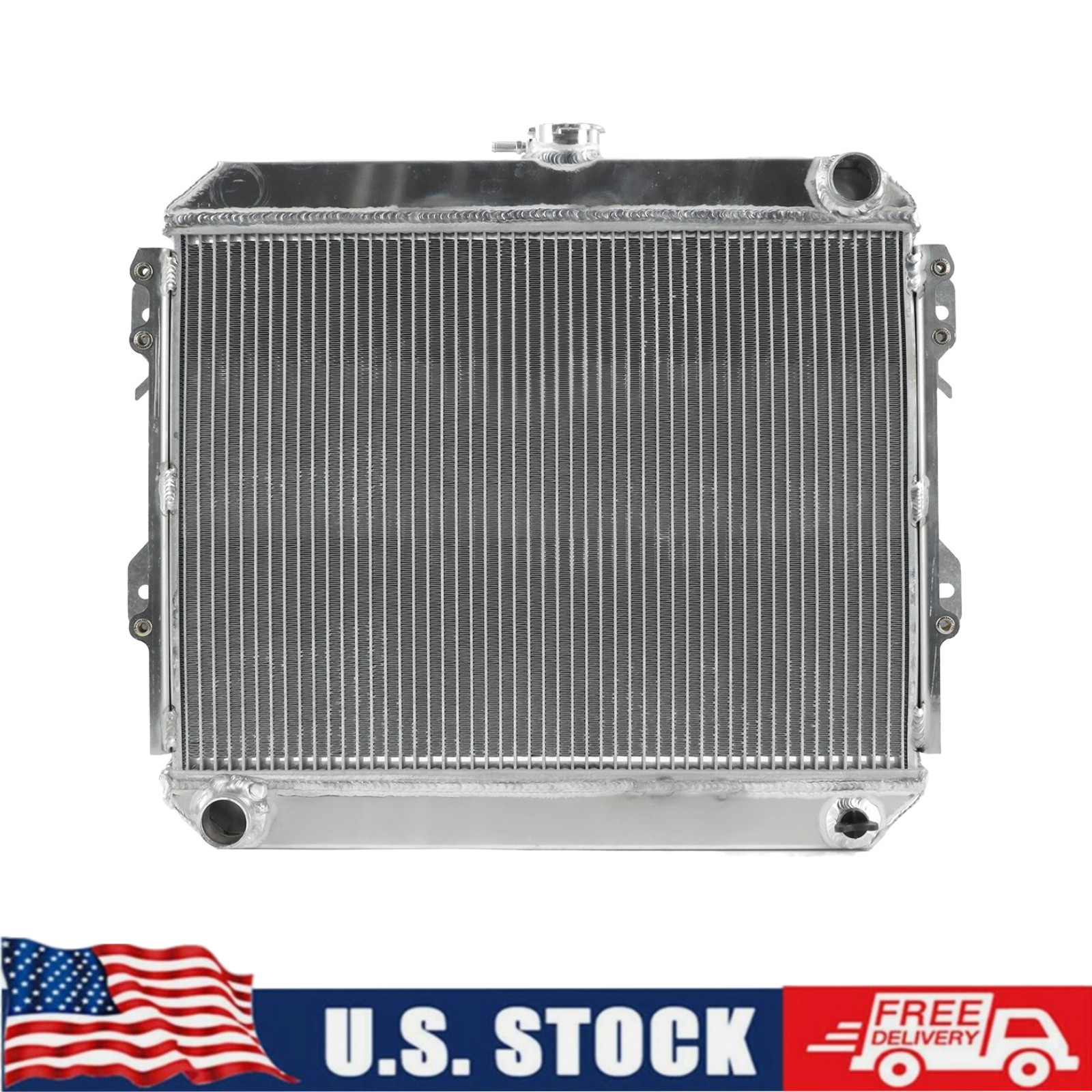 CU944 Full Aluminium Radiator Fit for Toyota Pickup 1979-1983 2.2L 2.4L L4 New