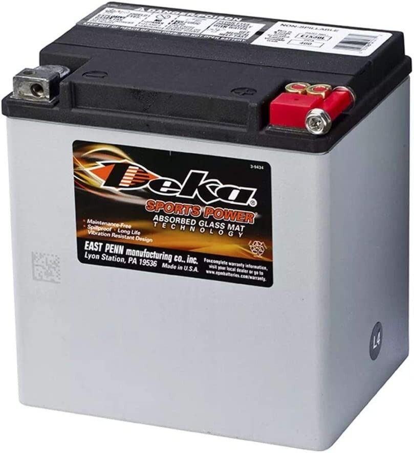 NEW Deka ETX30L / ETX30LA Battery - 12V 400 CCA NEW Deka ETX30L / ETX30LA Battery - 12V 400 CCA