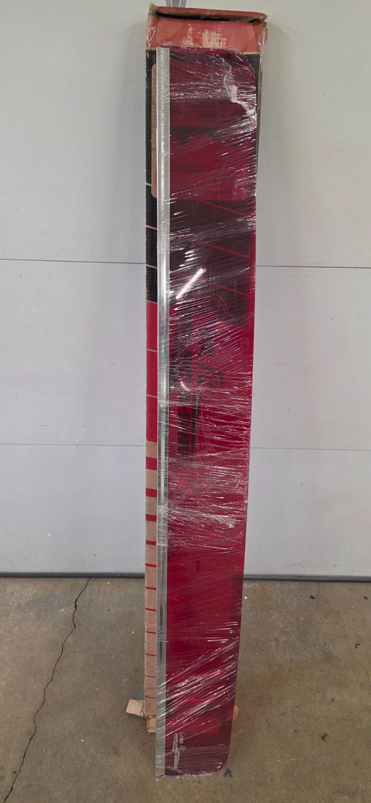 1987-1991 Ford Truck Red Deflecta-Shield Bug Hood Guard 62 1987-1991 Ford Truck Red Deflecta-Shield Bug Hood Guard 62
