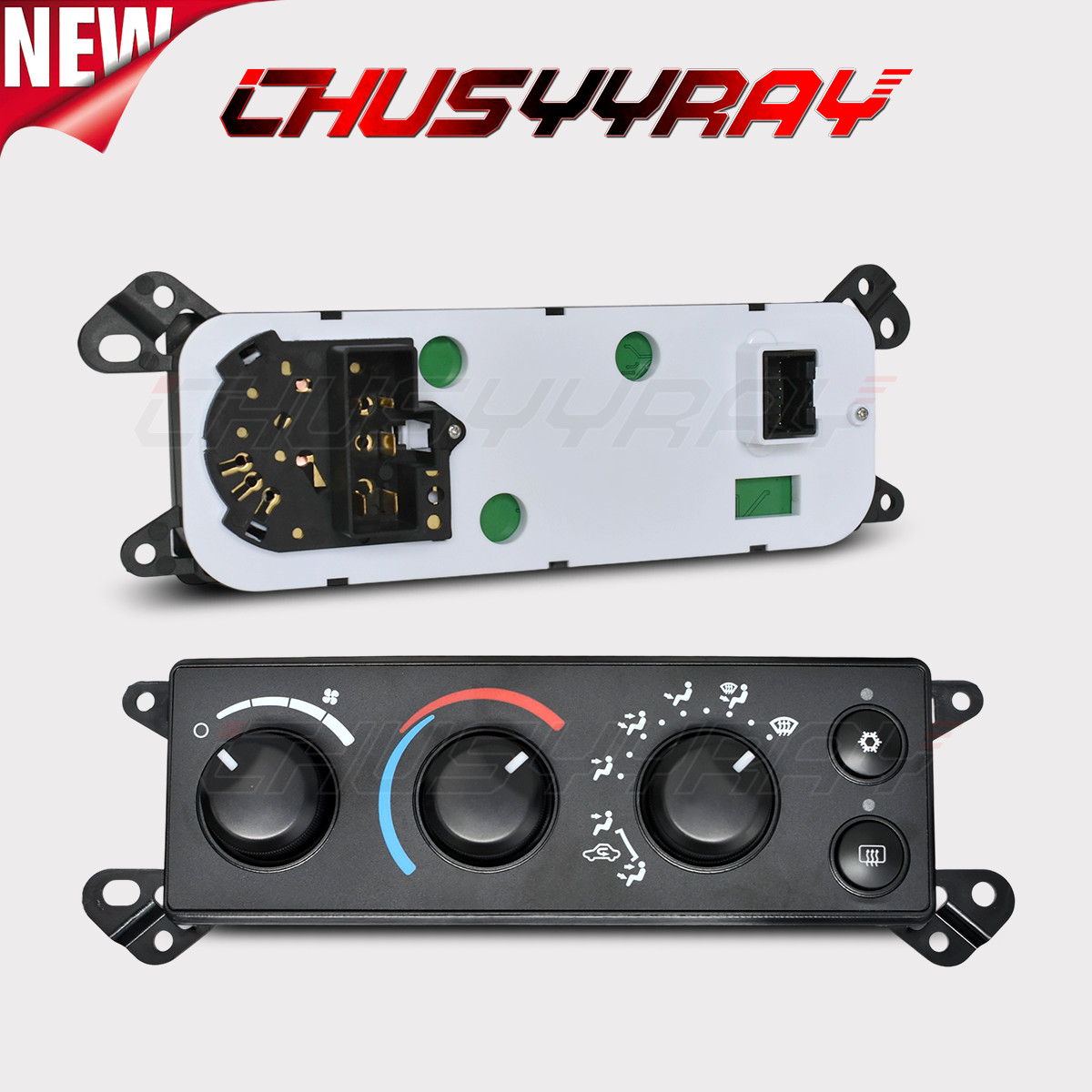 55057079AB HVAC A/C Heater Climate Control Module Panel Compatible with Ram