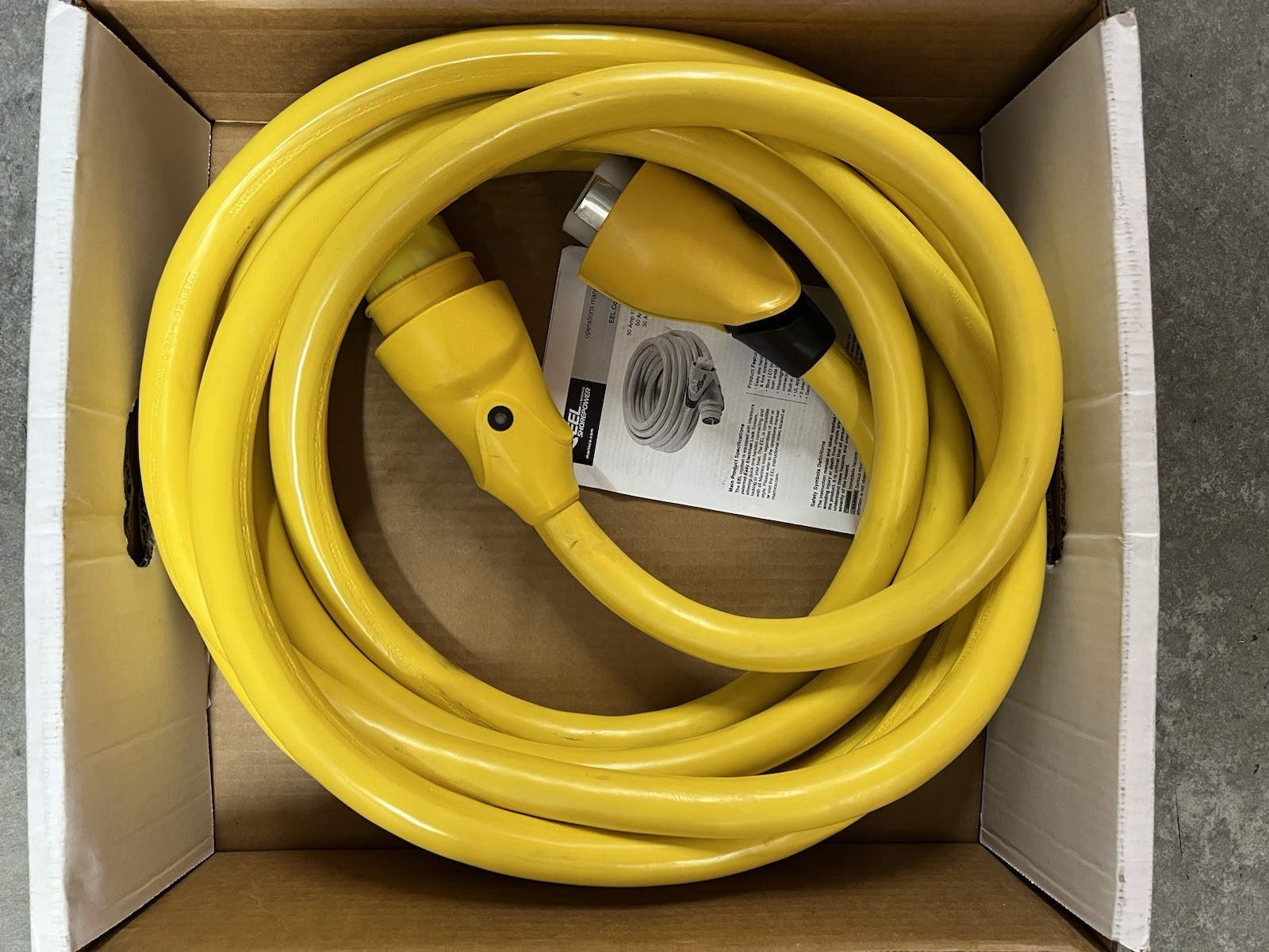 MARINCO CS504-25 EEL SHOREPOWER CORDSET 50A 125/250 CS504-25