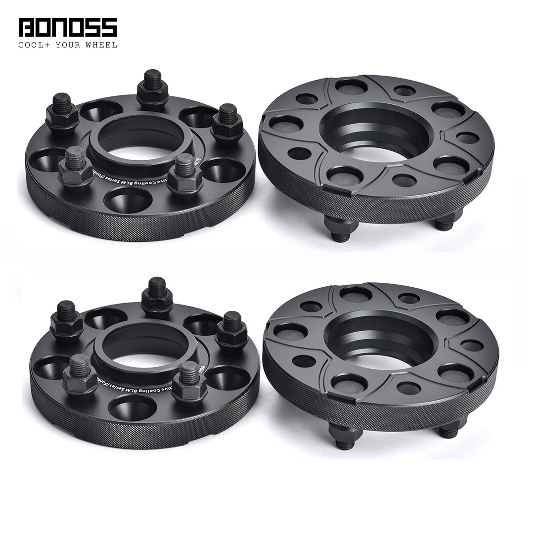 BONOSS 2x20mm and 2x25mm for Toyota Mark X 5x114.3 60.1 M12x1.5 Hub Wheel Spacer