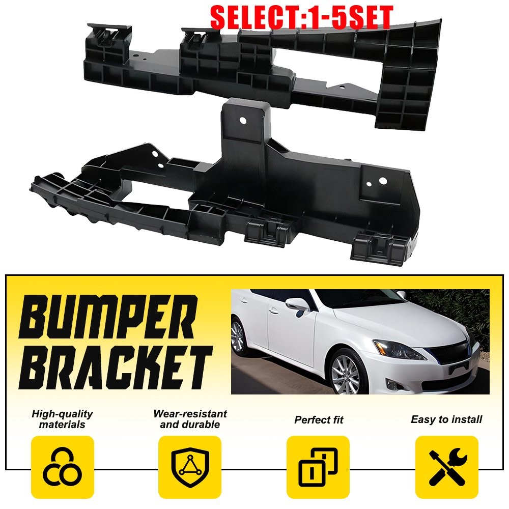 Front Bumper Headlight Support Bracket LH RH For 2009-10 Lexus IS250 IS350 2-10X