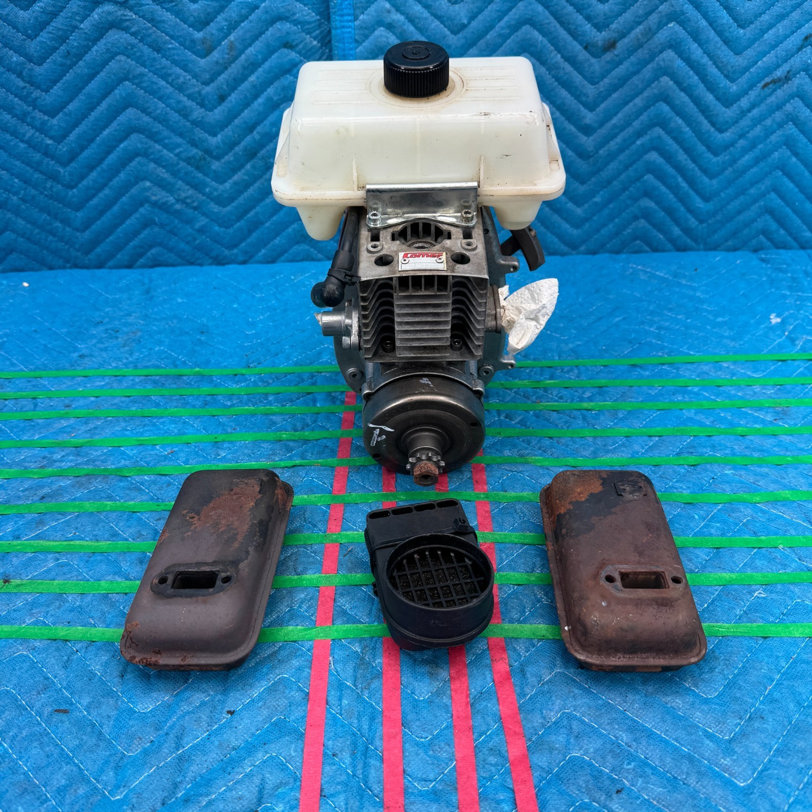 Comer C50 C51 Kid Go Kart Racing 2-Stroke Engine Motor with Exhaust Airbox OEM