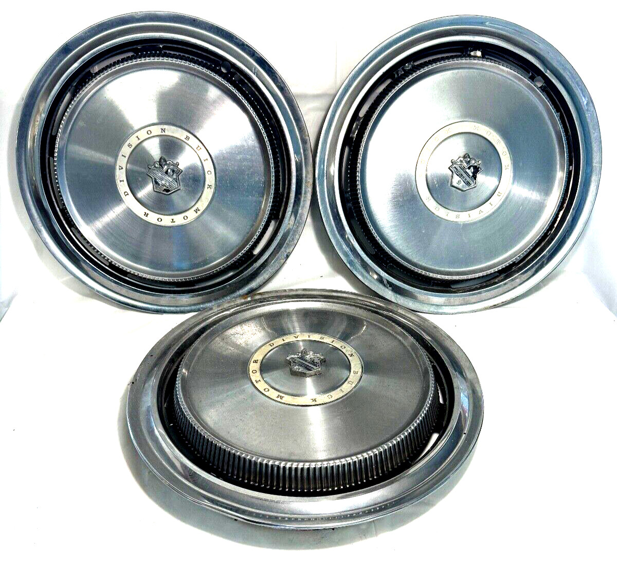 71 - 73 Buick Electra 225 Estate Wagon (3) THREE Wheel Hubcaps OEM Hubcap Cover