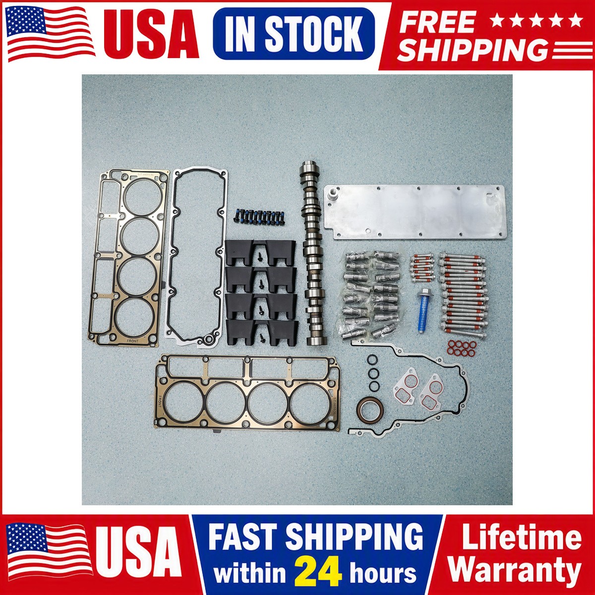 For 07-13 Chevrolet GMC 5.3L Disabled Kit Truck & SUV Cam Complete Head Bolt Set