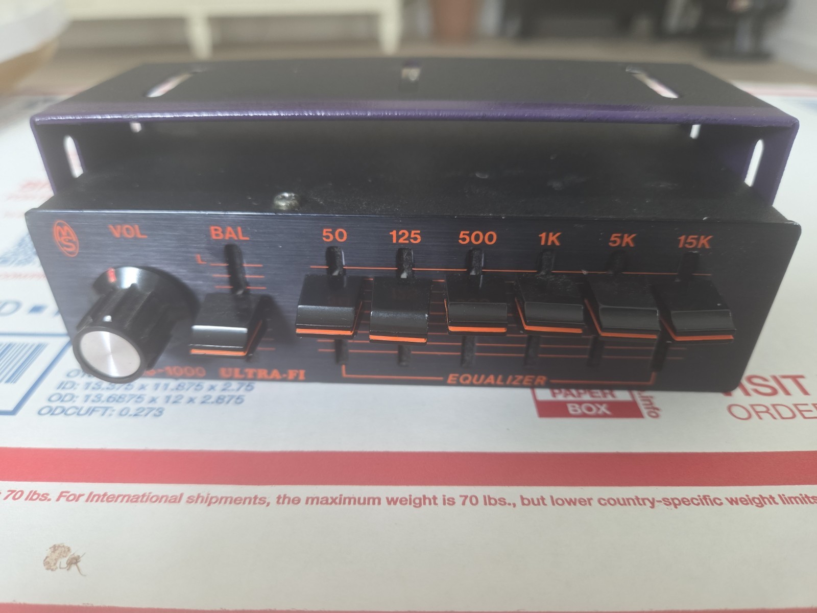 vintage Metro Sound Ms-1000 Pre-amp Graphic Equalizer-ultra-fi Made In Japan vintage Metro Sound Ms-1000 Pre-amp Graphic Equalizer-ultra-fi Made In Japan