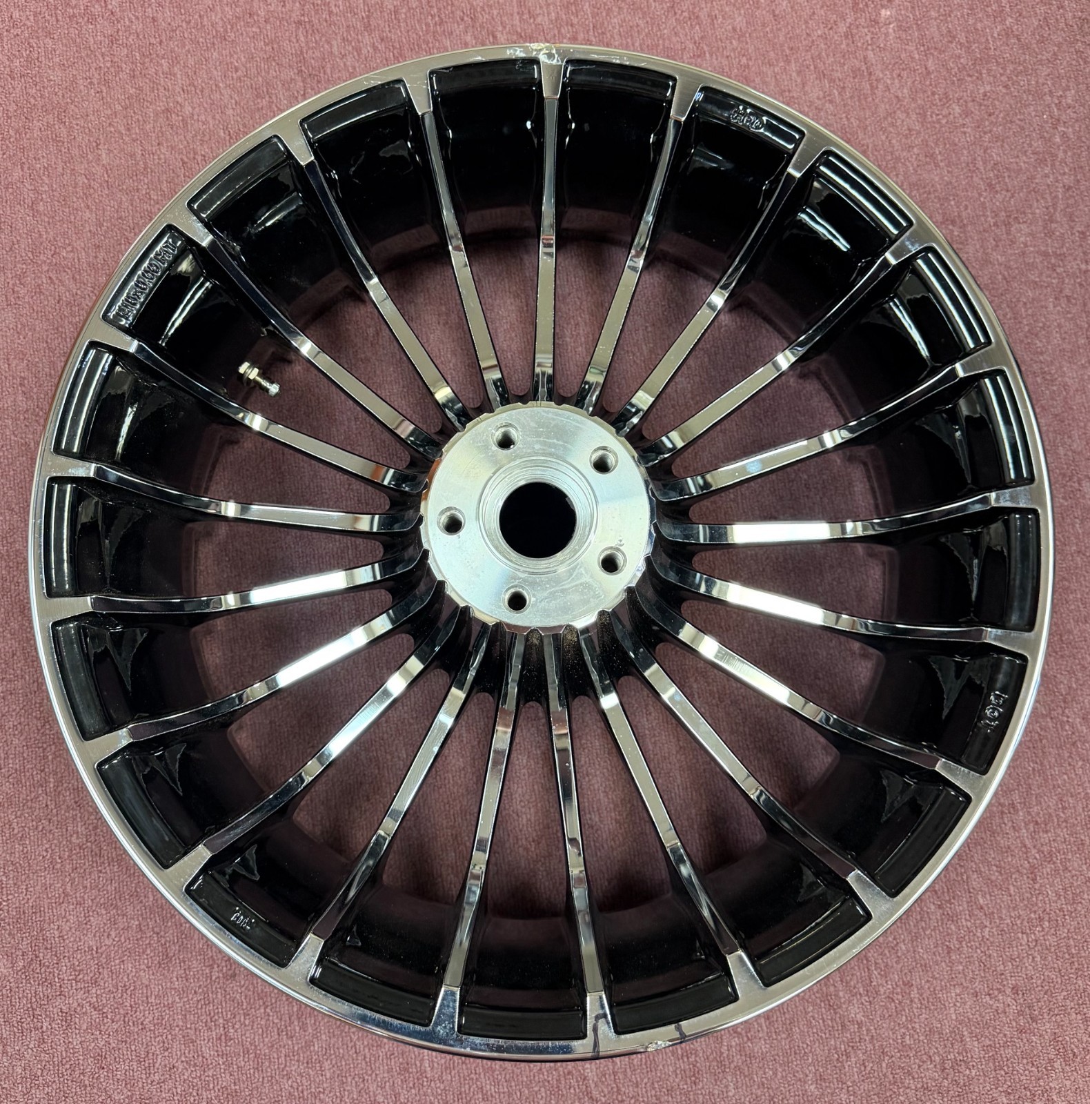 Harley-Davidson Turbine Wheel, Black & Chrome, 18\ Harley-Davidson Turbine Wheel, Black & Chrome, 18\