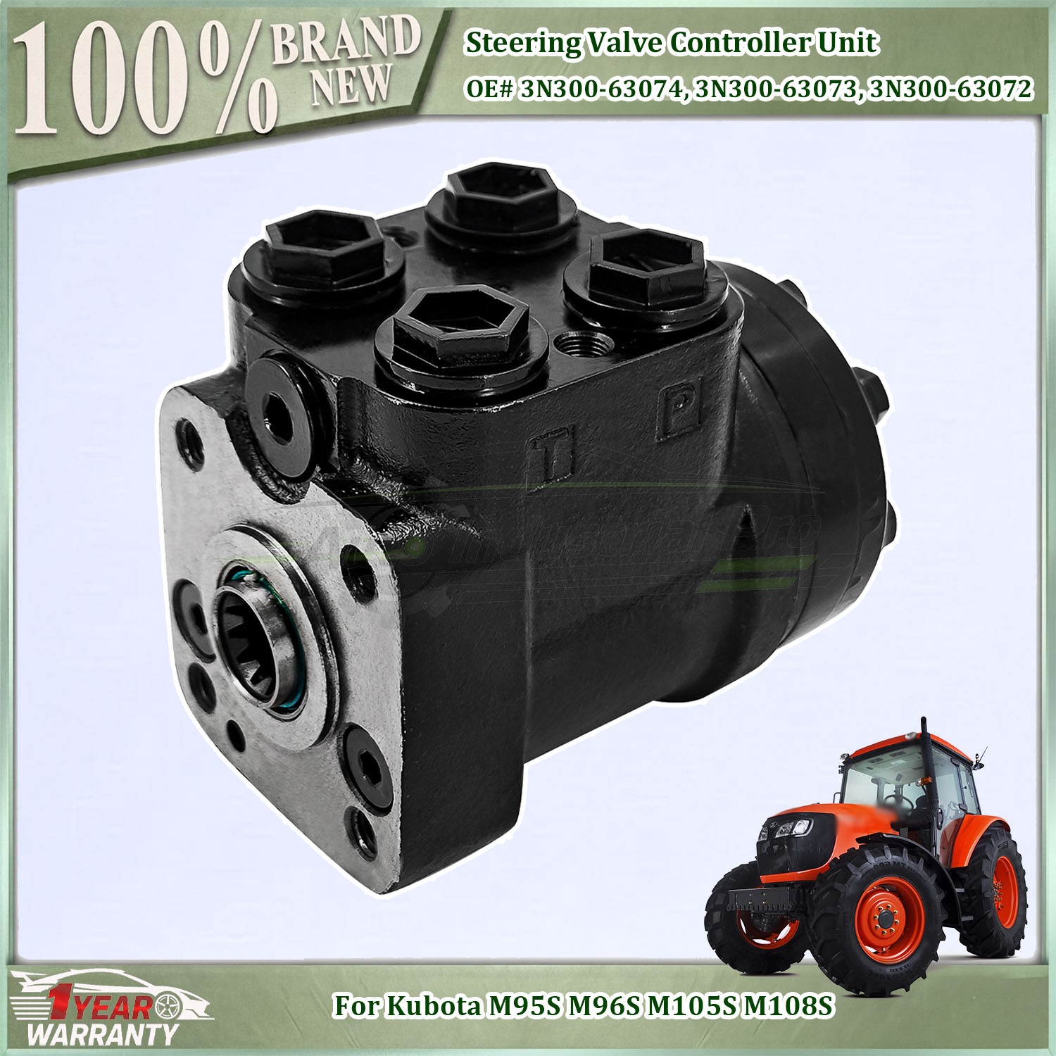 3N300-63074 Steering Valve Controller Unit For Kubota M95S M96S M105S M108S NEW