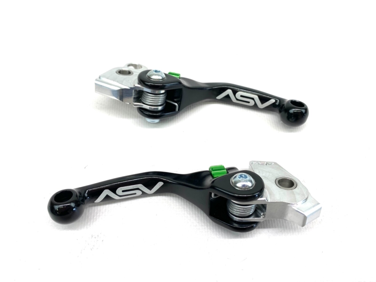 ASV F4 Brake & Clutch Levers Shorty Black 2019-2023 KX450/X / 2021-2026 KX250/X