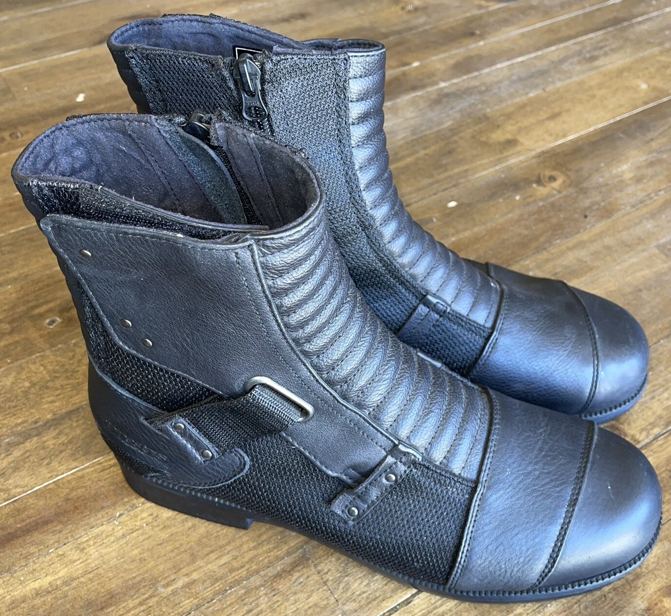 Alpinestars Harlem Air 40760 Black Motorbike Motorcycle Boots Men\'s 9.5 44