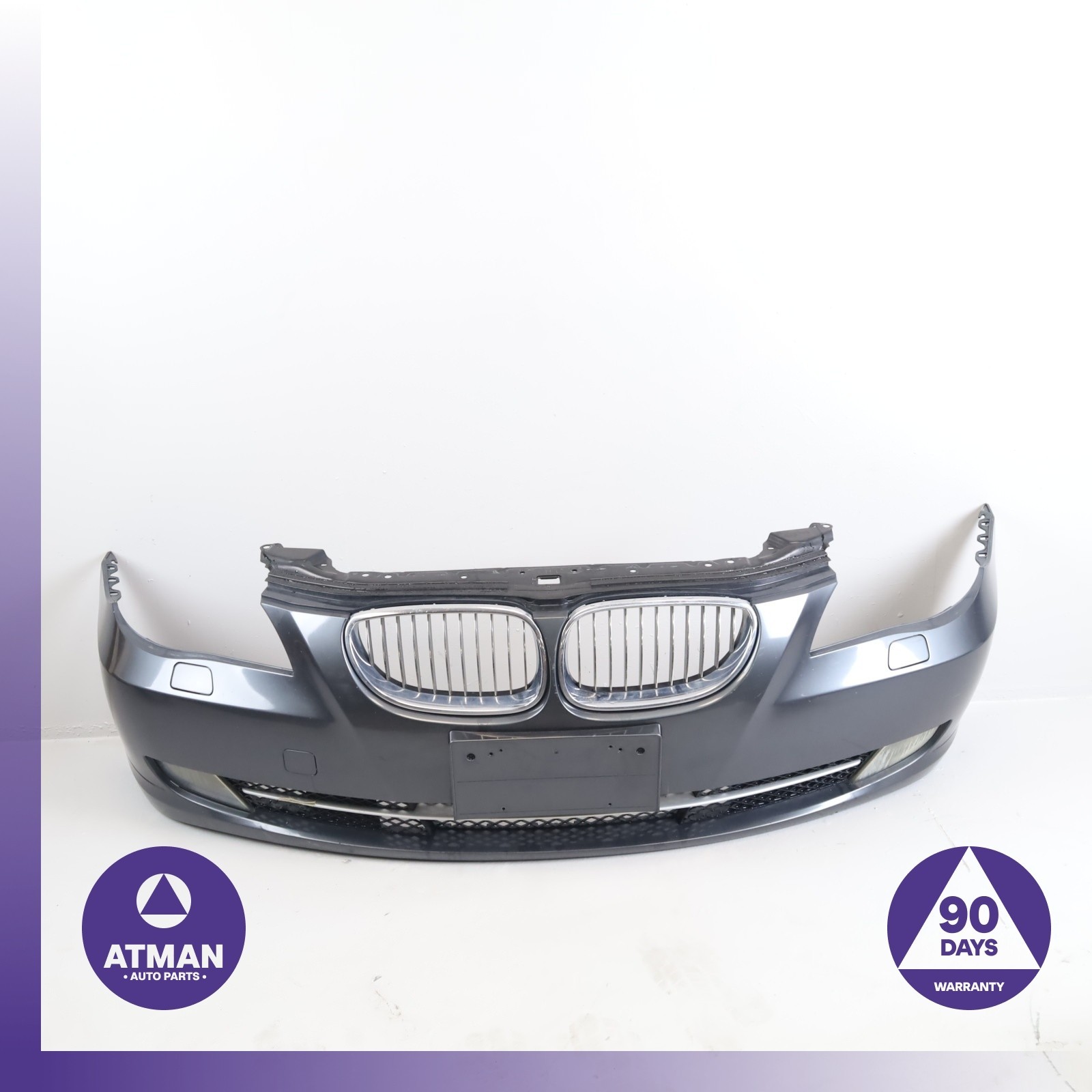 08-10 BMW E60 535i 545i 550i Front Bumper Cover Panel Grey OEM