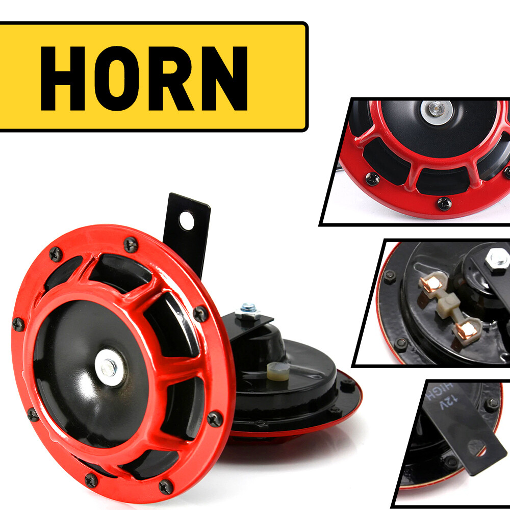 Super Tone Horn Super Loud Compact Electric Blast Tone Car Air Horn 12V
