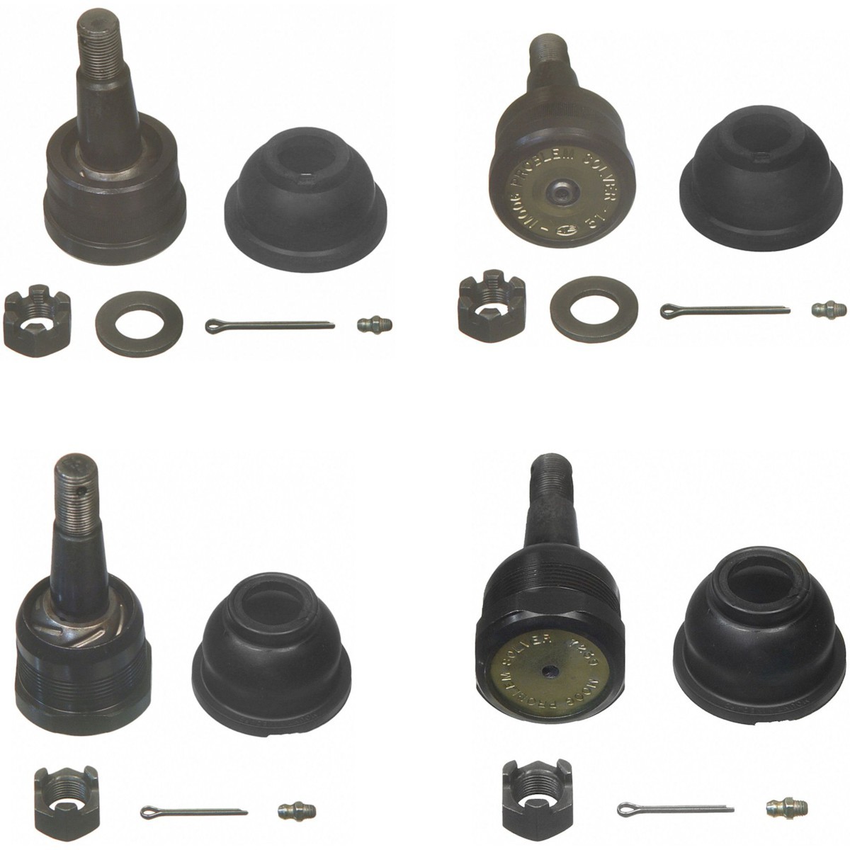 SET-MOK7053T Moog Set of 4 Ball Joints Front Driver & Passenger Side Upper