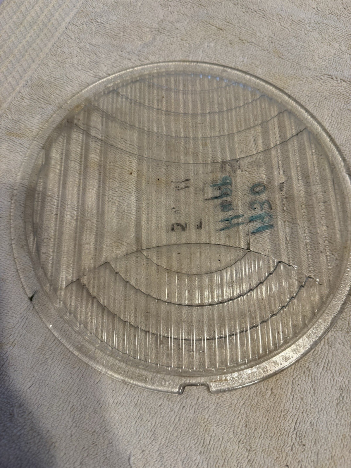 C.M. Hall Depress Beam Headlight Lens Part 11471 55-N 8-1/2\