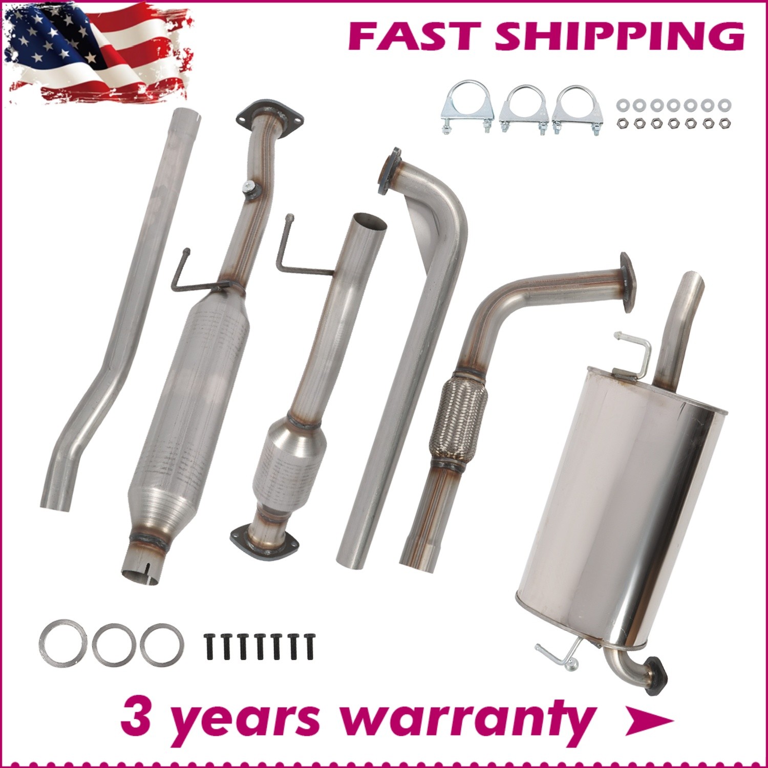 For 97-01 Toyota Camry 2.2L Complete Exhaust System
